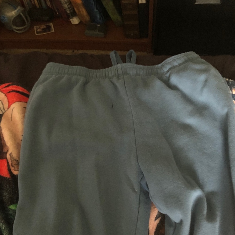 Light Blue Pull-On Sweatpants
